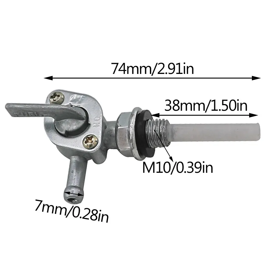 10mm ON/OFF Universal Fuel Shut Off Valve Tap Replacement For Generator Gas Engine Tank Switch
10mm ON/OFF Universal Fuel Shut Off Valve Tap Replacement For Generator Gas Engine Tank Switch