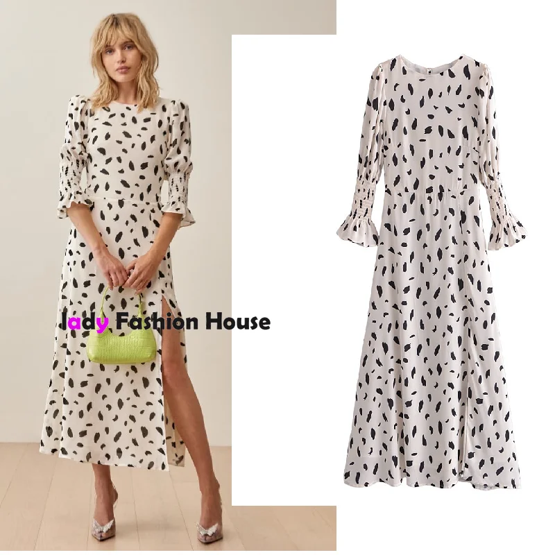 luxury design temperament simple long skirt leopard print temperament sexy split middle sleeve dress fashion straight skirt
luxury design temperament simple long skirt leopard print temperament sexy split middle sleeve dress fashion straight skirt