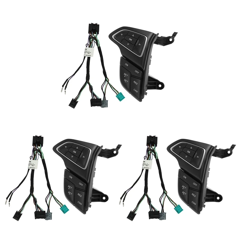 3X For Ford Focus Mk3 2015-2017 Kuga 2017 Cruise Control Switch Multifunction Steering Wheel Button (Without Lim)
3X For Ford Focus Mk3 2015-2017 Kuga 2017 Cruise Control Switch Multifunction Steering Wheel Button (Without Lim)