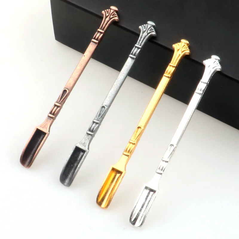 Multi Color Metal Small Tobacco Spatula Medicine Spoons Snuff Bottles Cigarette Nails Spools Small Tobacco Spatula
Multi Color Metal Small Tobacco Spatula Medicine Spoons Snuff Bottles Cigarette Nails Spools Small Tobacco Spatula