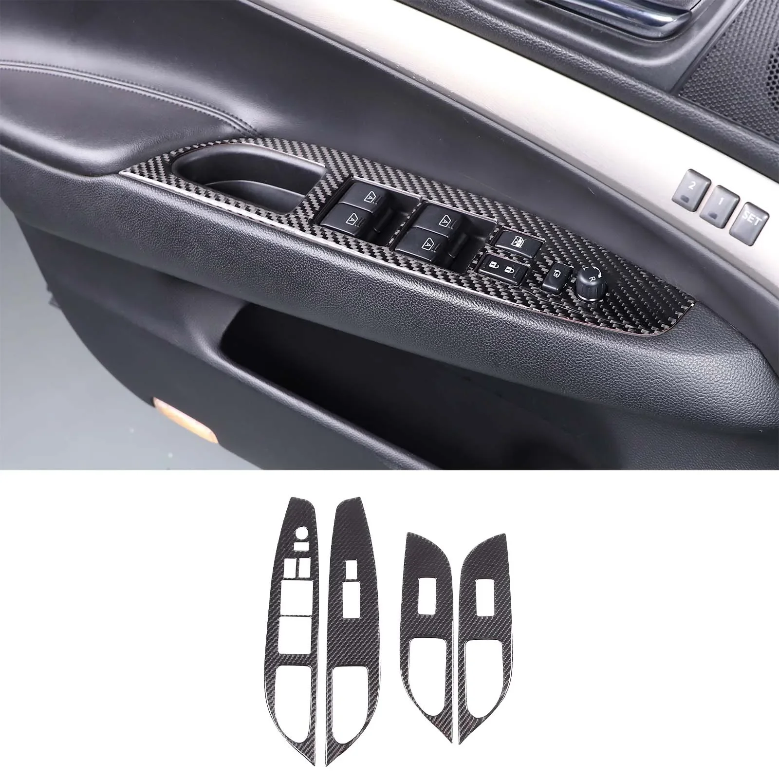 4 шт., автомобильные стеклоподъёмники из углеродного волокна для Infiniti G37 G Series 2007-2013
4 шт., автомобильные стеклоподъёмники из углеродного волокна для Infiniti G37 G Series 2007-2013