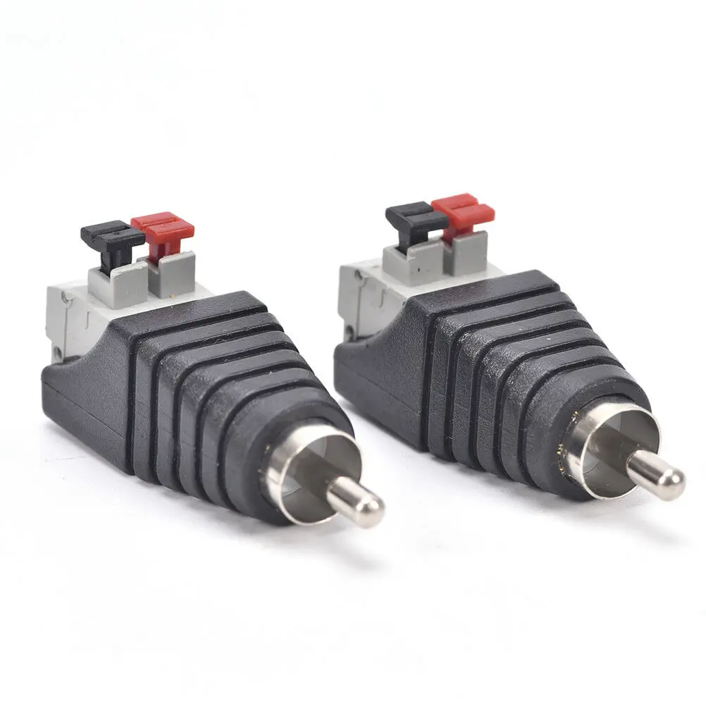 2pcs Speaker Wire Cable To Audio Male Cable Professional Jack Press Plug RCA Connector Adapter Cable
2pcs Speaker Wire Cable To Audio Male Cable Professional Jack Press Plug RCA Connector Adapter Cable