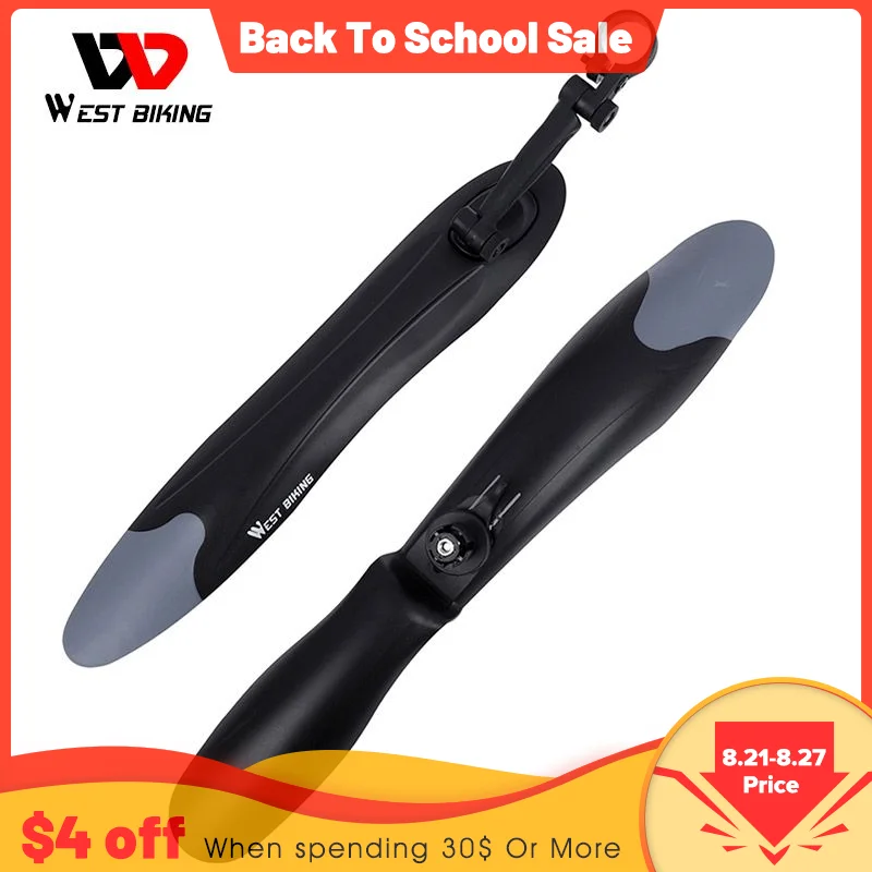 WEST BIKING 1 Pair MTB Bike Fender 24 26 27.5 inch Bicycle Mudguard Front Rear Fender Wheel Wings Mud Guard Mountain Bike Fender
WEST BIKING 1 Pair MTB Bike Fender 24 26 27.5 inch Bicycle Mudguard Front Rear Fender Wheel Wings Mud Guard Mountain Bike Fender