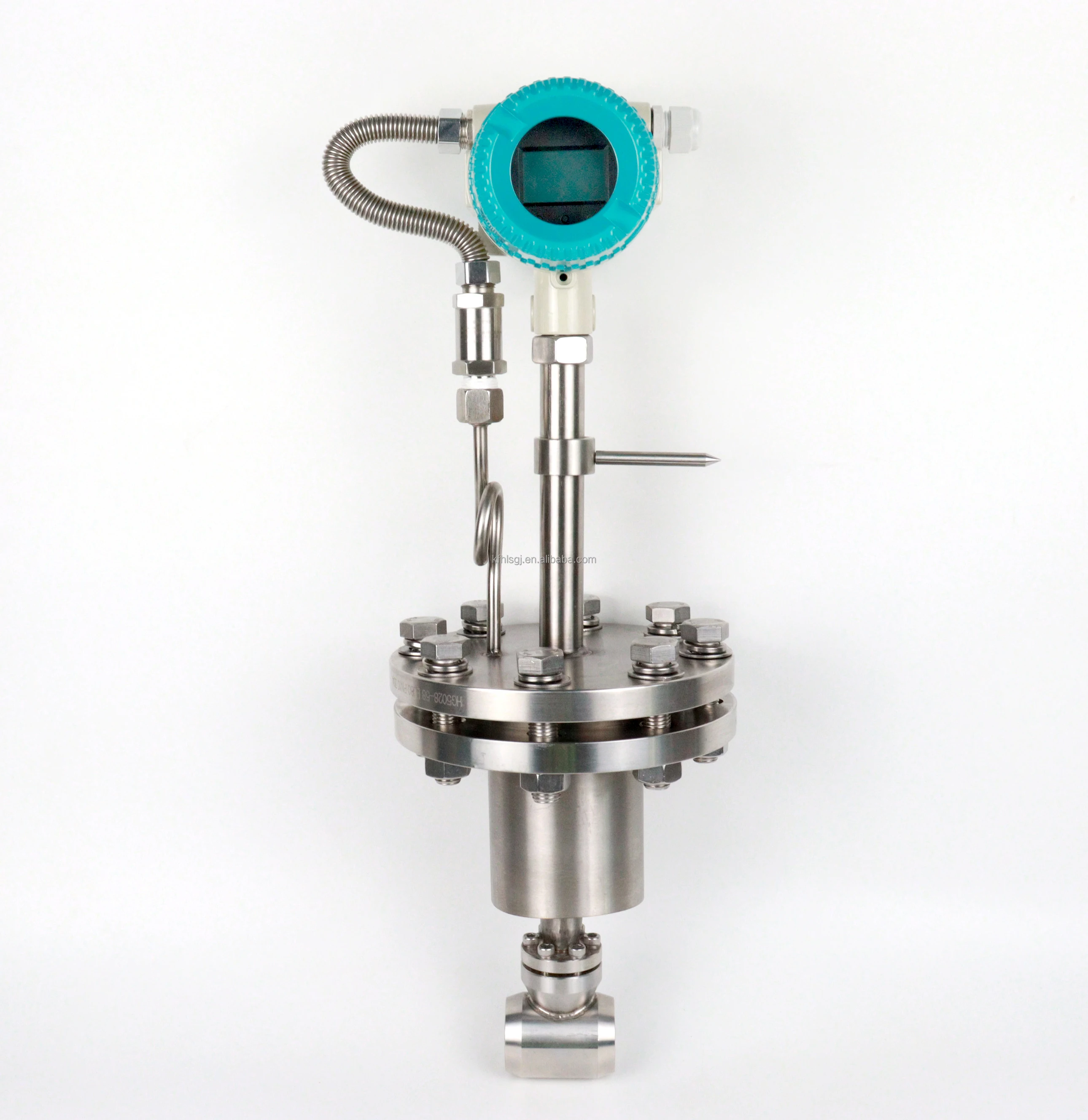 

RS485 Compressed Air Gas co2 Flowmeter Carbon Dioxide Nitrogen Argon Vortex Flowmeter Boiler Vortex Flow Meter