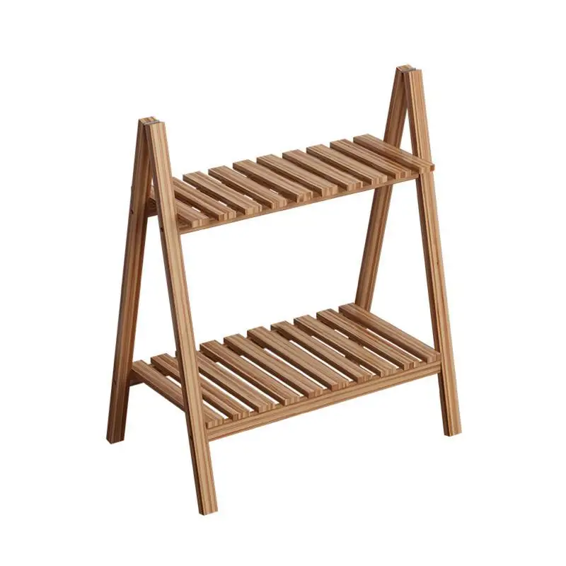Wooden Plant Stand Rugged And Durable Double-layer Trapezoidal Design Household 2 Tier Foldable Flower Pot Display Shelf Rack
Wooden Plant Stand Rugged And Durable Double-layer Trapezoidal Design Household 2 Tier Foldable Flower Pot Display Shelf Rack