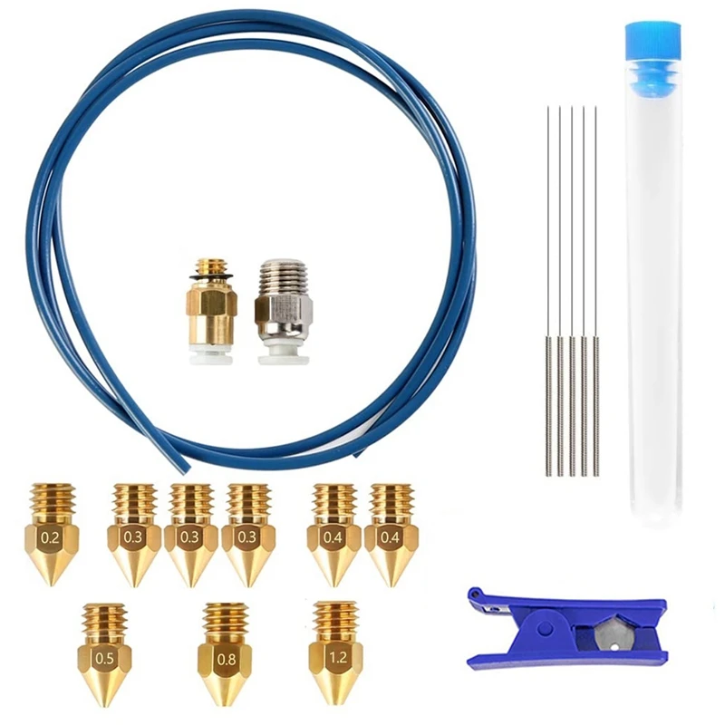 Creality Capricorn Bowden PTFE Tubing XS Series 1.75MM Filament, Nozzle Cleaning Needles Extra Nozzles For 3D Printer
Creality Capricorn Bowden PTFE Tubing XS Series 1.75MM Filament, Nozzle Cleaning Needles Extra Nozzles For 3D Printer