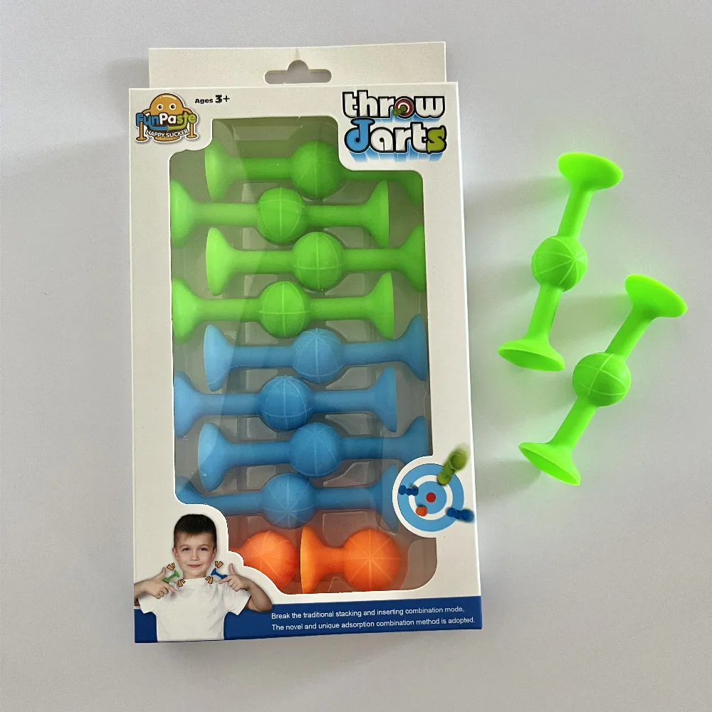 New Silicone Suction Darts Sucker Cup Soft Tip Dart Sets Pop Throwing Game for Indoor and Outdoor Sports Games Toys for Kids
New Silicone Suction Darts Sucker Cup Soft Tip Dart Sets Pop Throwing Game for Indoor and Outdoor Sports Games Toys for Kids