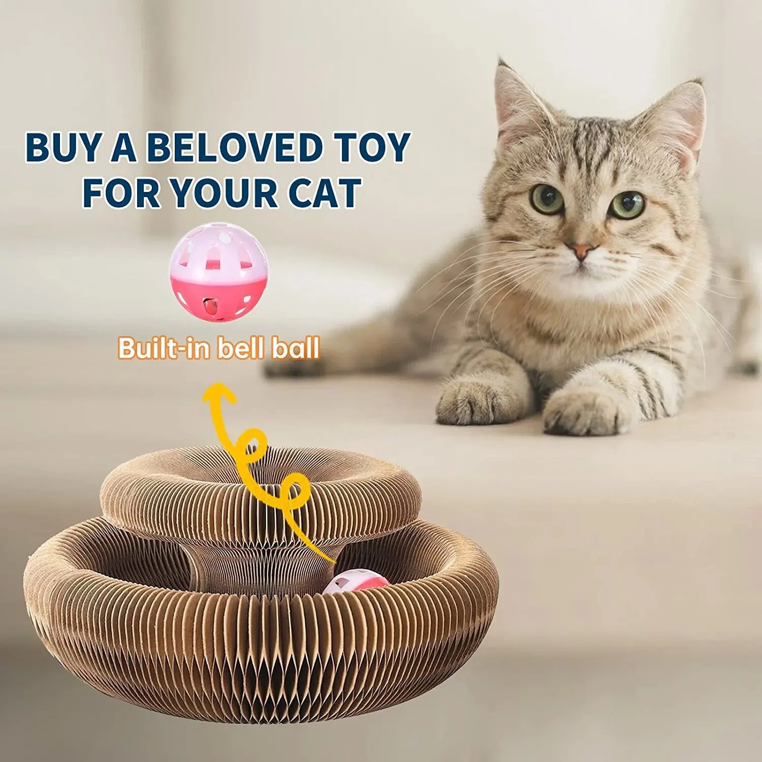 Аксессуары для кошек волшебный орган игрушка для кошек Когтеточка для царапин круглая гофрированная Когтеточка игрушки для кошек шлифовал...
Аксессуары для кошек волшебный орган игрушка для кошек Когтеточка для царапин круглая гофрированная Когтеточка игрушки для кошек шлифовал...