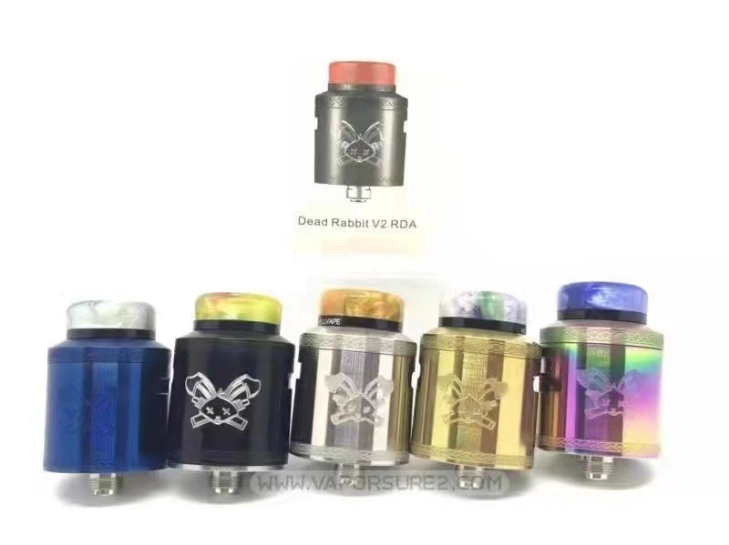 SUBTWO Dead Rabbit V2 RDA Atomizer 24mm Dual Coil Vape Tank with Squonk BF PIN for Electronic Cigarette
SUBTWO Dead Rabbit V2 RDA Atomizer 24mm Dual Coil Vape Tank with Squonk BF PIN for Electronic Cigarette