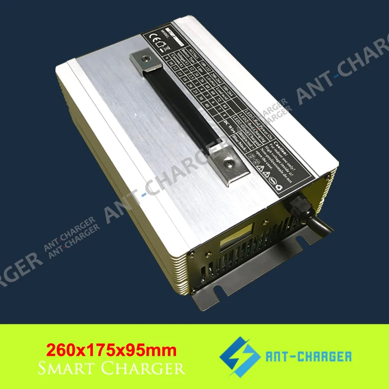 

LCD Display Customized Automatic Charger 62.05V 65.7V 69.35V 73V 25A 76.65V 80.3V 83.95V 86.4V 87.6V 20A LiFePO4 Battery Charger