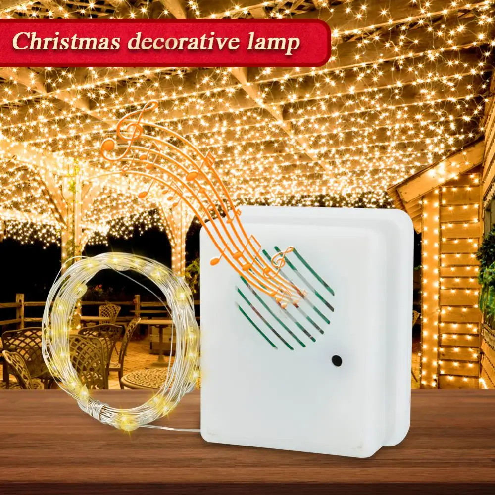 Starry String Battery Lights Fairy Micro LED Transparent Copper Wire For Party Christmas Wedding Warm/colourful With Music Speak
Starry String Battery Lights Fairy Micro LED Transparent Copper Wire For Party Christmas Wedding Warm/colourful With Music Speak