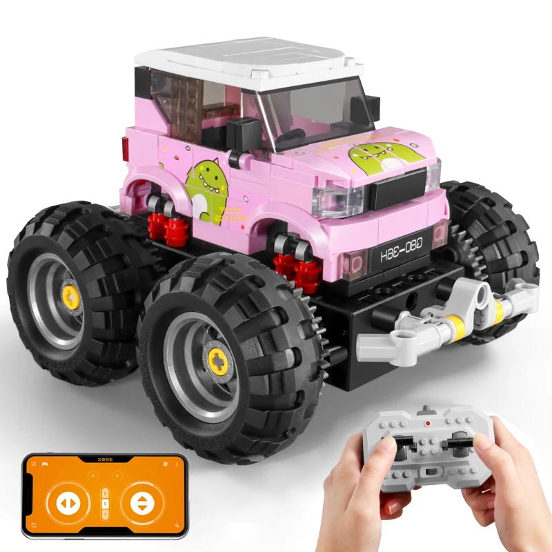 City Remote Control Off-Road Racing RC Car Building Blocks APP Programming Buggy Truck Vehicle Bricks Toy for Children Gifts
City Remote Control Off-Road Racing RC Car Building Blocks APP Programming Buggy Truck Vehicle Bricks Toy for Children Gifts