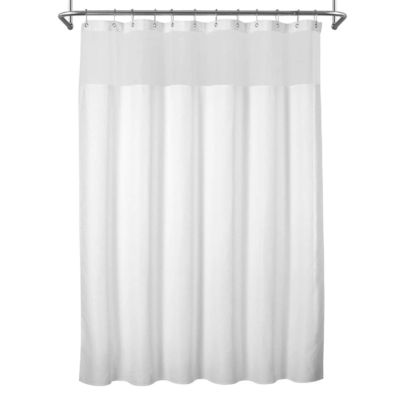 Weave Shower Curtain With Snap-In Fabric Liner Set, 12 Hooks Included, Waterproof And Washable 72X72 Inch
Weave Shower Curtain With Snap-In Fabric Liner Set, 12 Hooks Included, Waterproof And Washable 72X72 Inch