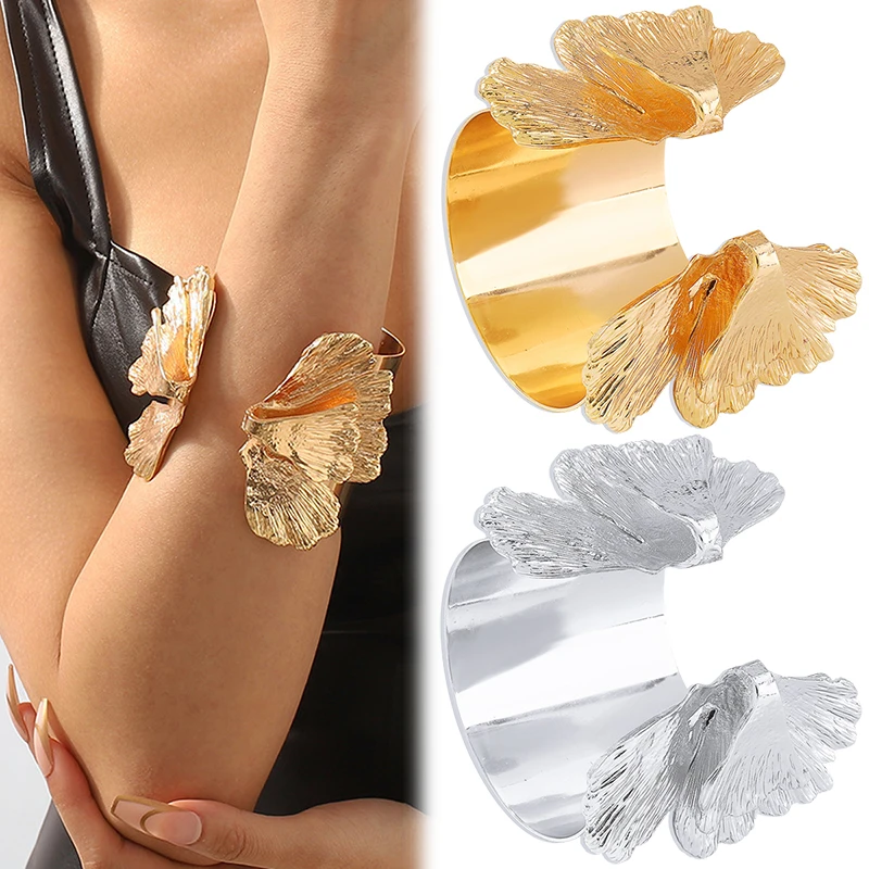 Luxury 2023 New Exaggerated Ginkgo Floral Bracelets for Women Vintage Geometric Bangles Female Party Wedding Jewelry Gifts
Luxury 2023 New Exaggerated Ginkgo Floral Bracelets for Women Vintage Geometric Bangles Female Party Wedding Jewelry Gifts