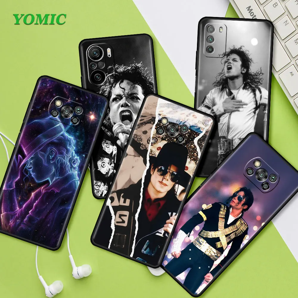 Soft Bags For Xiamo Mi Poco X3 NFC M3 11 Lite 11T 12 10T 9T F3 M4 Pro 5G Note 10 Black Cover Phone Case Star Michael Jackson
Soft Bags For Xiamo Mi Poco X3 NFC M3 11 Lite 11T 12 10T 9T F3 M4 Pro 5G Note 10 Black Cover Phone Case Star Michael Jackson