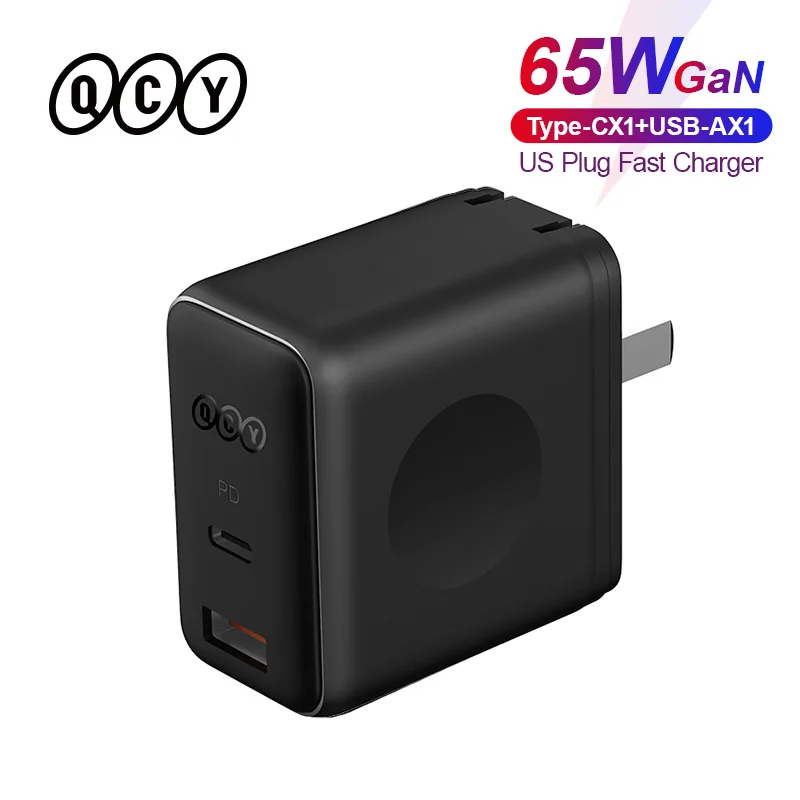 QCY 2 порта 65W GaN быстрое зарядное устройство Type-C быстрое зарядное устройство PD/QC USB зарядка для телефона адаптер для iPhone 13 12 Pro ноутбук настенно...
QCY 2 порта 65W GaN быстрое зарядное устройство Type-C быстрое зарядное устройство PD/QC USB зарядка для телефона адаптер для iPhone 13 12 Pro ноутбук настенно...