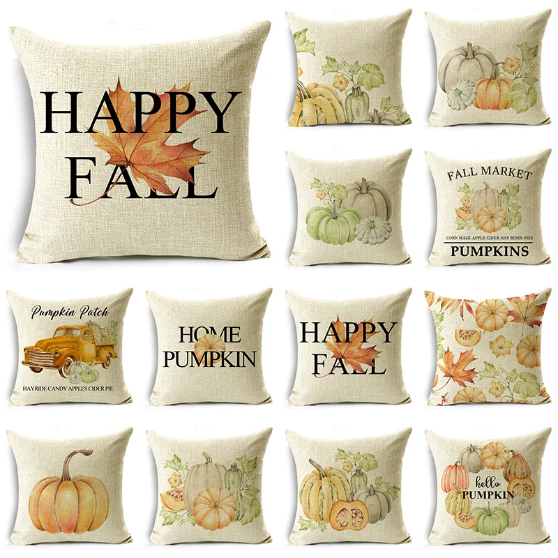Hello Pumpkin Autumn Maple Leaves Hayride Linen Throw Pillowcase Cushion Covers For Sofa Office Bedroom Decor Multiple Size
Hello Pumpkin Autumn Maple Leaves Hayride Linen Throw Pillowcase Cushion Covers For Sofa Office Bedroom Decor Multiple Size