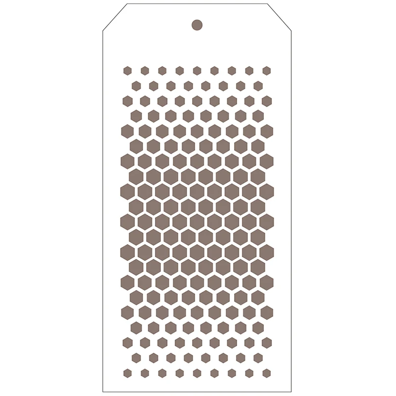 2021 New Label Tag Plastic Stencil For DIY Craft Making Hexagon Background Scrapbooking Card Album No Metal Cutting Dies Stamps
2021 New Label Tag Plastic Stencil For DIY Craft Making Hexagon Background Scrapbooking Card Album No Metal Cutting Dies Stamps