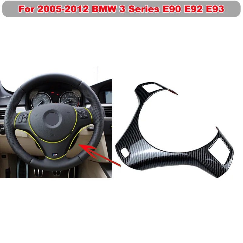 Interior Steering Wheel Frame Sticker Trim Cover For 2005-2012 BMW 3 Series E90 E92 E93 LHD Carbon Fiber Look Car Accessories
Interior Steering Wheel Frame Sticker Trim Cover For 2005-2012 BMW 3 Series E90 E92 E93 LHD Carbon Fiber Look Car Accessories