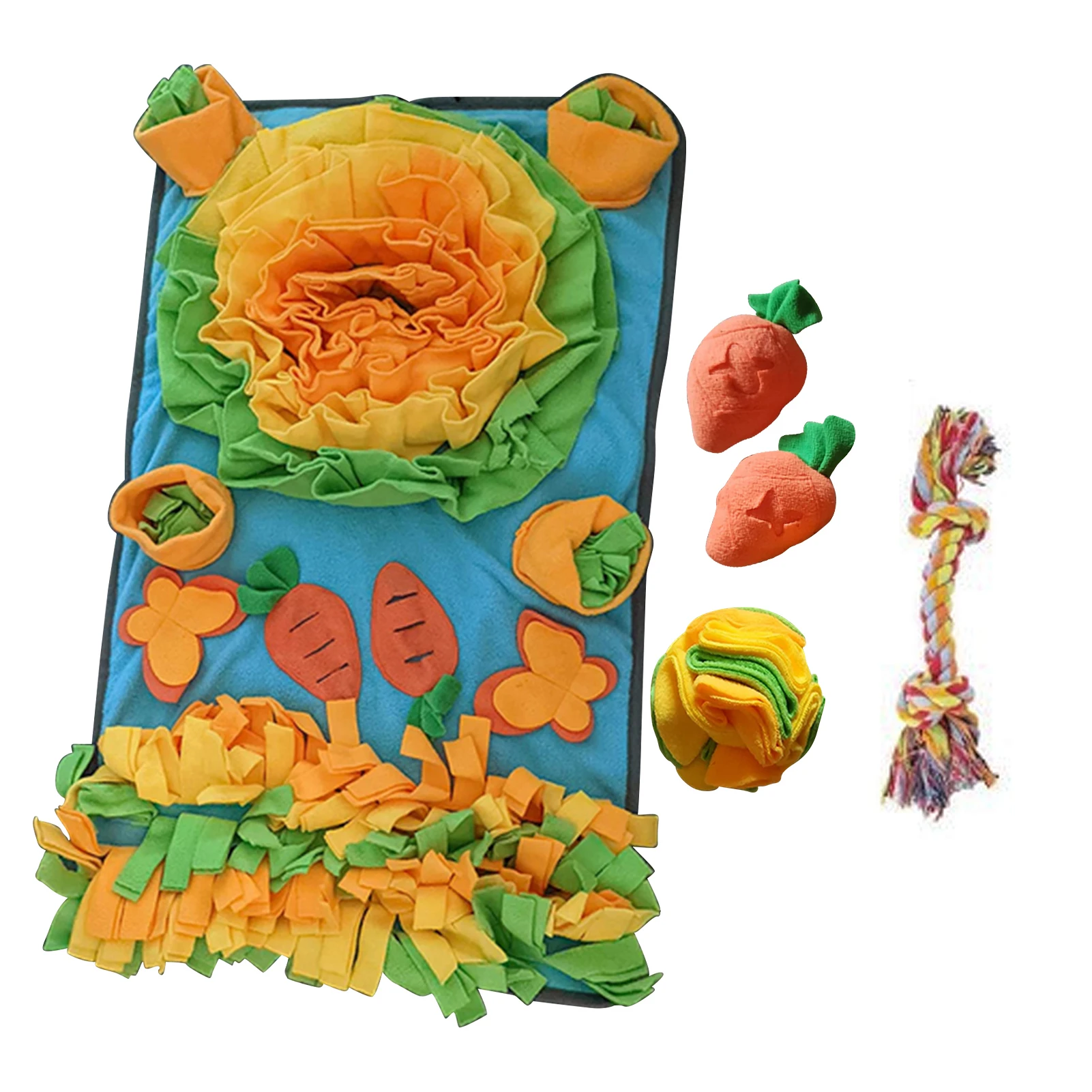 Nosework Foraging Skills Dog Snuffle Mat Squeaky Toy Interactive Puppy Slow Feeding Treats Large Non Slip Washable Pet Supplies
Nosework Foraging Skills Dog Snuffle Mat Squeaky Toy Interactive Puppy Slow Feeding Treats Large Non Slip Washable Pet Supplies