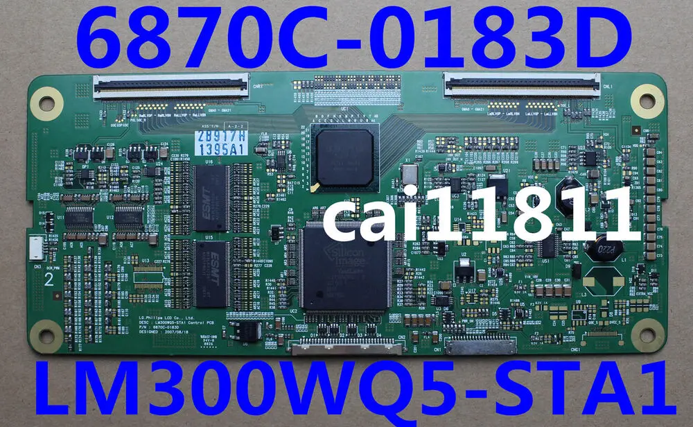 Плата для 6870C-0183D T-con 6870C-0183D LG дисплей DESC:LM300WQ5-STA1 контрольная печатная плата
Плата для 6870C-0183D T-con 6870C-0183D LG дисплей DESC:LM300WQ5-STA1 контрольная печатная плата