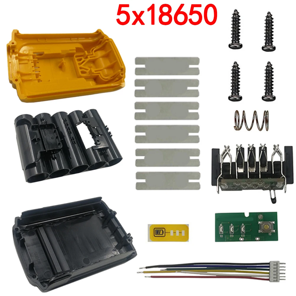 DCB203 Li-ion Battery Plastic Case PCB Protection Circuit Board For Dewalt 18V 20V DIY New Battery Storage Protection
DCB203 Li-ion Battery Plastic Case PCB Protection Circuit Board For Dewalt 18V 20V DIY New Battery Storage Protection