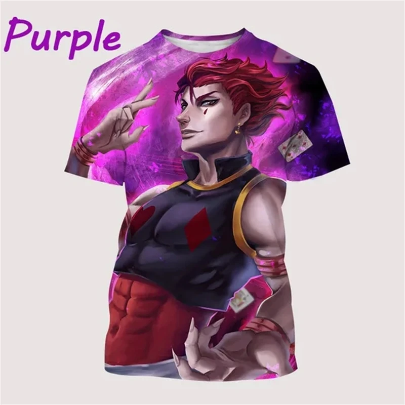 Летняя Классическая футболка с 3D принтом из аниме Hunter X Hunter Hisoka, футболка с круглым вырезом и короткими рукавами, топ для мужчин и женщин, для детей
Летняя Классическая футболка с 3D принтом из аниме Hunter X Hunter Hisoka, футболка с круглым вырезом и короткими рукавами, топ для мужчин и женщин, для детей