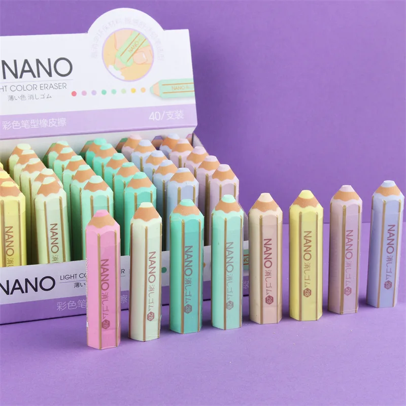 40 pcs/lot Creative Macaroon Eraser Cute Writing Drawing Rubber Pencil Eraser Stationery For Kids Gifts school suppies
40 pcs/lot Creative Macaroon Eraser Cute Writing Drawing Rubber Pencil Eraser Stationery For Kids Gifts school suppies