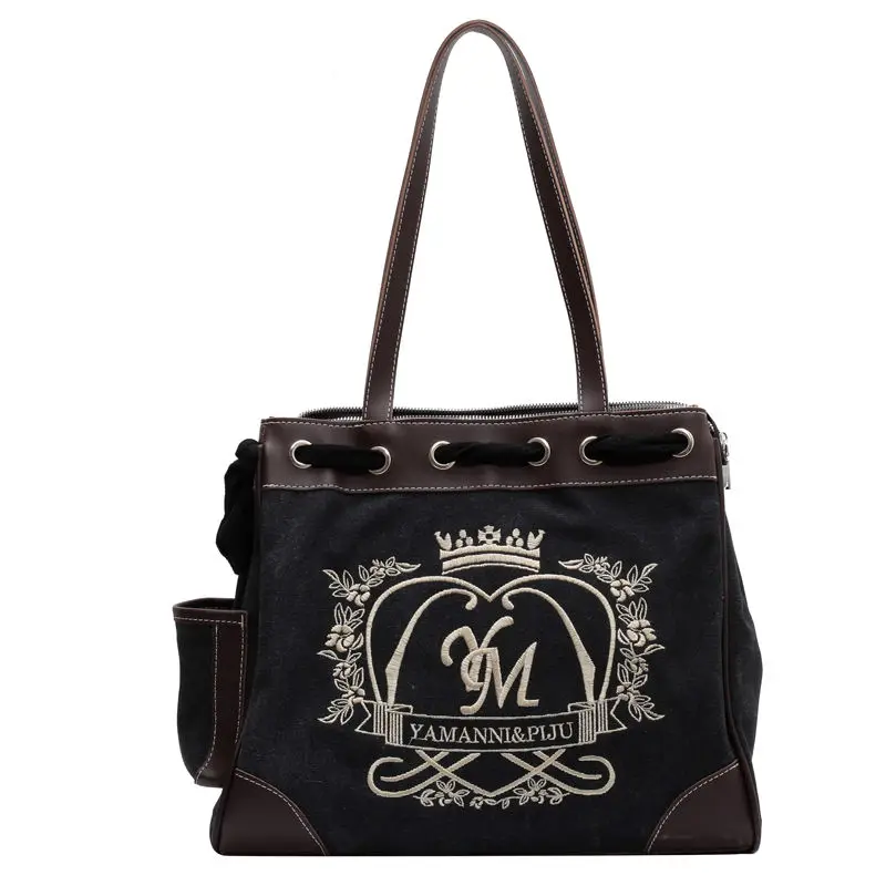 Embroidered canvas large capacity bag for women 2023 New fashion retro tote bag shoulder commuter bag Women's bag 가방 Bolsas
Embroidered canvas large capacity bag for women 2023 New fashion retro tote bag shoulder commuter bag Women's bag 가방 Bolsas