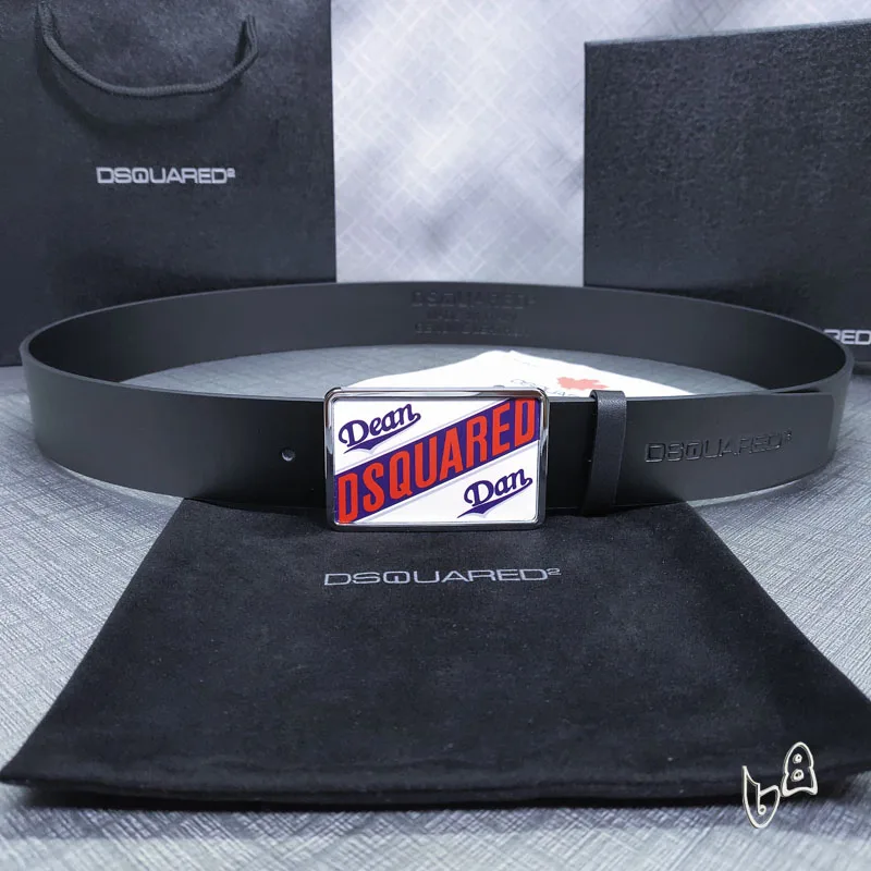 Highstreet 2022 Men Dsquared2 Genuine Leather Solid Belts Men Brand Male Dean Dan Letter Printed Metal Buckle Belt 80-125CM
Highstreet 2022 Men Dsquared2 Genuine Leather Solid Belts Men Brand Male Dean Dan Letter Printed Metal Buckle Belt 80-125CM