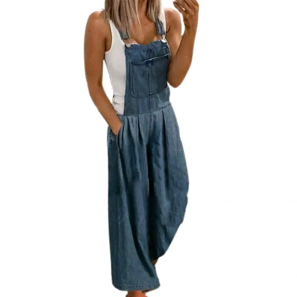 Bib Overalls Thin Bib Romper Soft Loose Trousers Stylish Long Pants Square Neck Romper
Bib Overalls Thin Bib Romper Soft Loose Trousers Stylish Long Pants Square Neck Romper