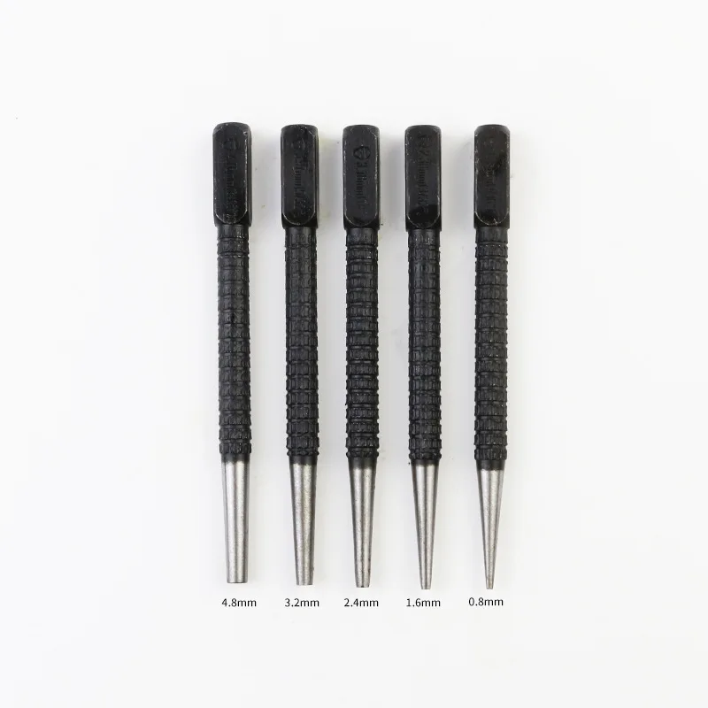 5pc Nail Punch Set Knurled Body Square Punch Length 100mm Punching Tool Drilling Holes For Breaker Puncher Hands Tool
5pc Nail Punch Set Knurled Body Square Punch Length 100mm Punching Tool Drilling Holes For Breaker Puncher Hands Tool
