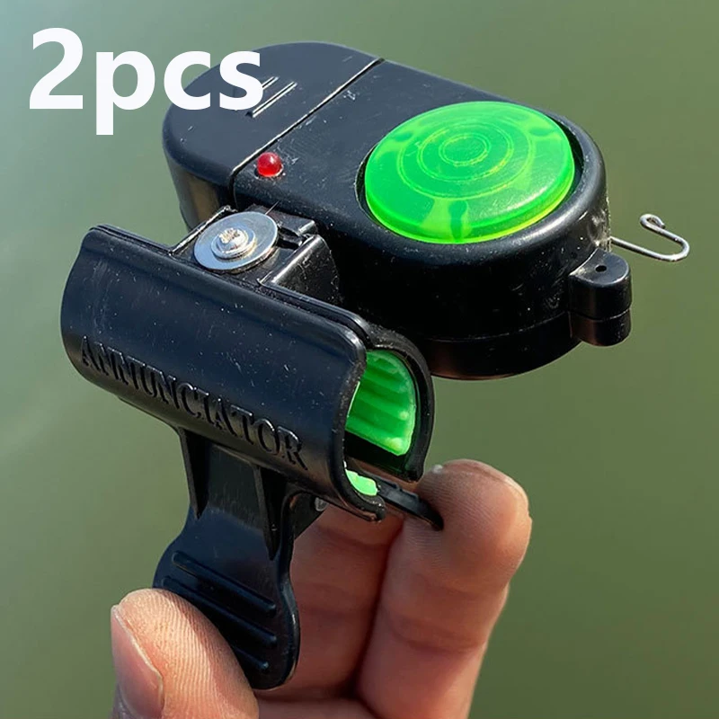 2Pcs LED Light Fishing Alarms Portable Carp Bite Alarm Fishing Line Gear Alert Indicator Buffer Fishing Rod Loud Alarm 
2Pcs LED Light Fishing Alarms Portable Carp Bite Alarm Fishing Line Gear Alert Indicator Buffer Fishing Rod Loud Alarm