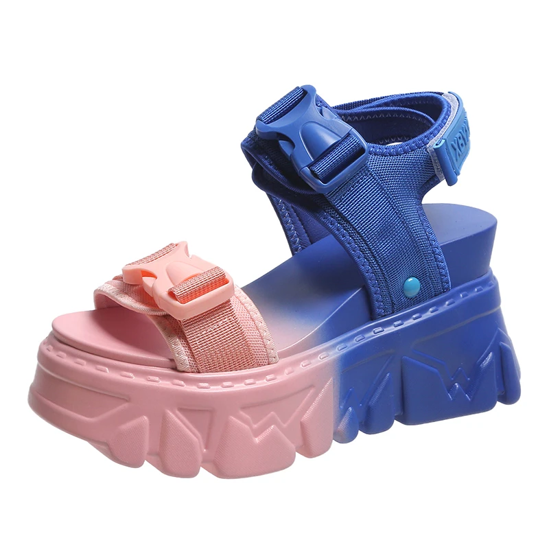 Women High Wedges Sandals Mixed Colors High Heels Gladiator Goth Slippers Woman Fashion Trendy Summer Beach Chunky Sandals
Women High Wedges Sandals Mixed Colors High Heels Gladiator Goth Slippers Woman Fashion Trendy Summer Beach Chunky Sandals