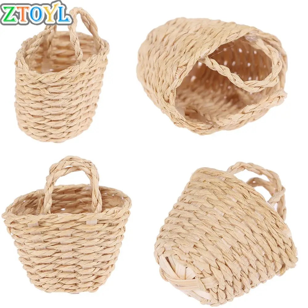 Mini 1/12 Cute Dollhouse Rattan Iron Frame Frame Hand Woven Vegetable Food Storage Basket Dolls Miniature Decoration 1pc
Mini 1/12 Cute Dollhouse Rattan Iron Frame Frame Hand Woven Vegetable Food Storage Basket Dolls Miniature Decoration 1pc