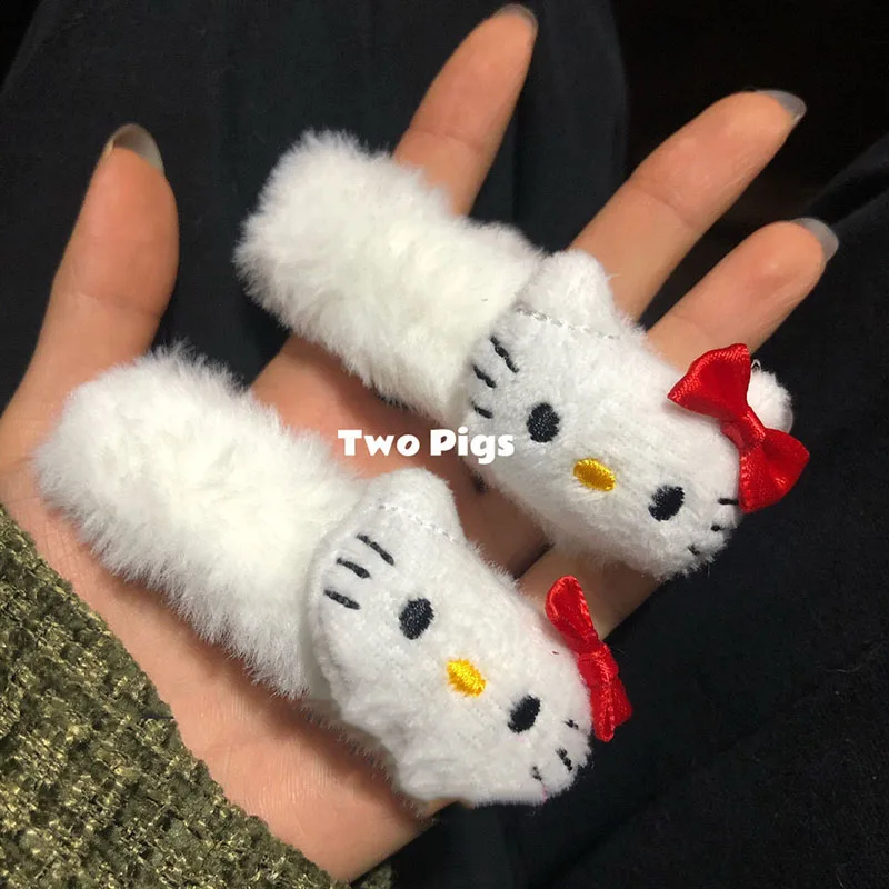 Sanrio Hello Kittys мультяшная модель 2022 Новинка зимняя молочная белая Милая клипса Bb Y2K фоточелка заколка для волос для женщин
Sanrio Hello Kittys мультяшная модель 2022 Новинка зимняя молочная белая Милая клипса Bb Y2K фоточелка заколка для волос для женщин