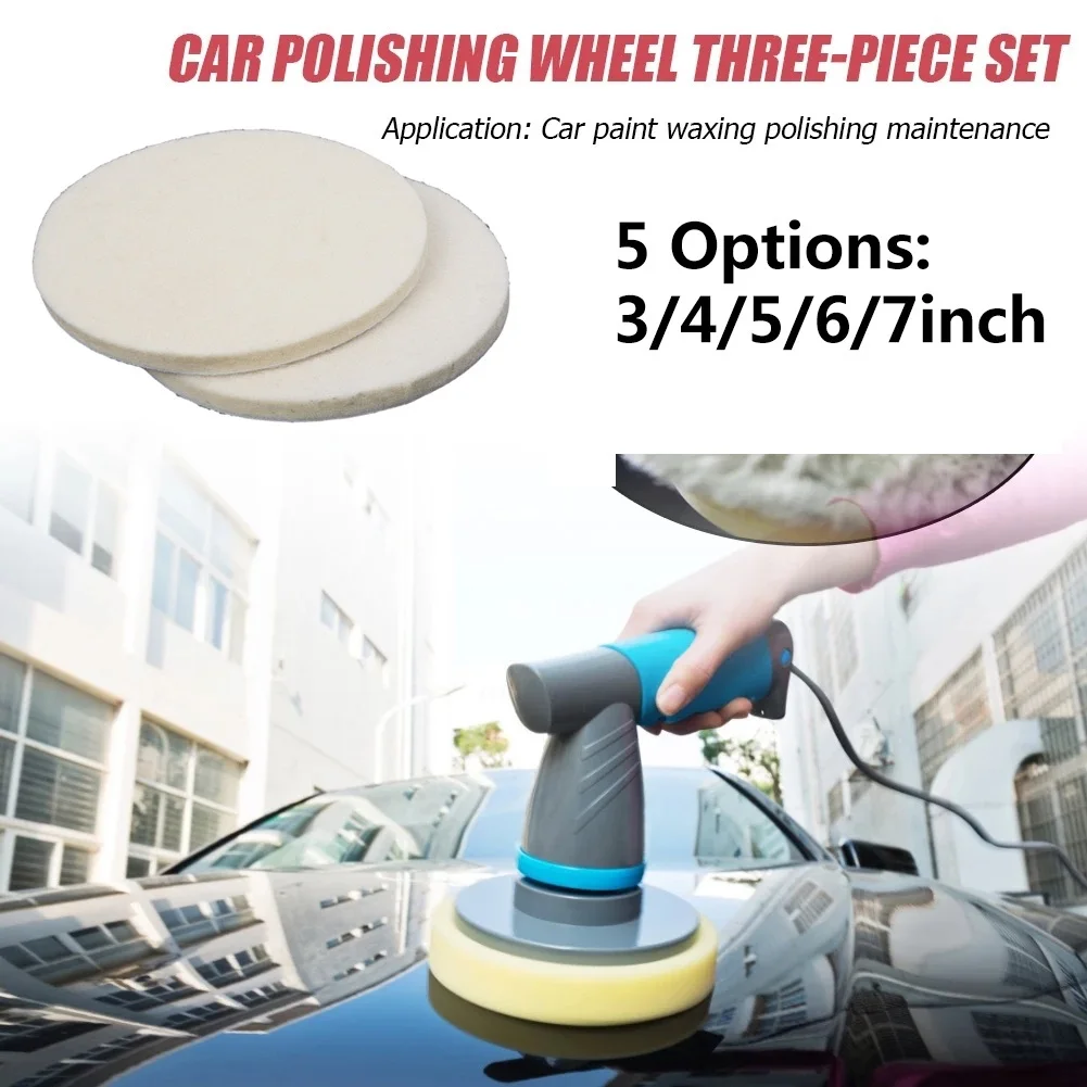 2pcs Wool Felt Polishing Pad Wheel For Glass Stainless Steel Waxing Polisher Machine Buffing Wheel Abrasive Tools
2pcs Wool Felt Polishing Pad Wheel For Glass Stainless Steel Waxing Polisher Machine Buffing Wheel Abrasive Tools
