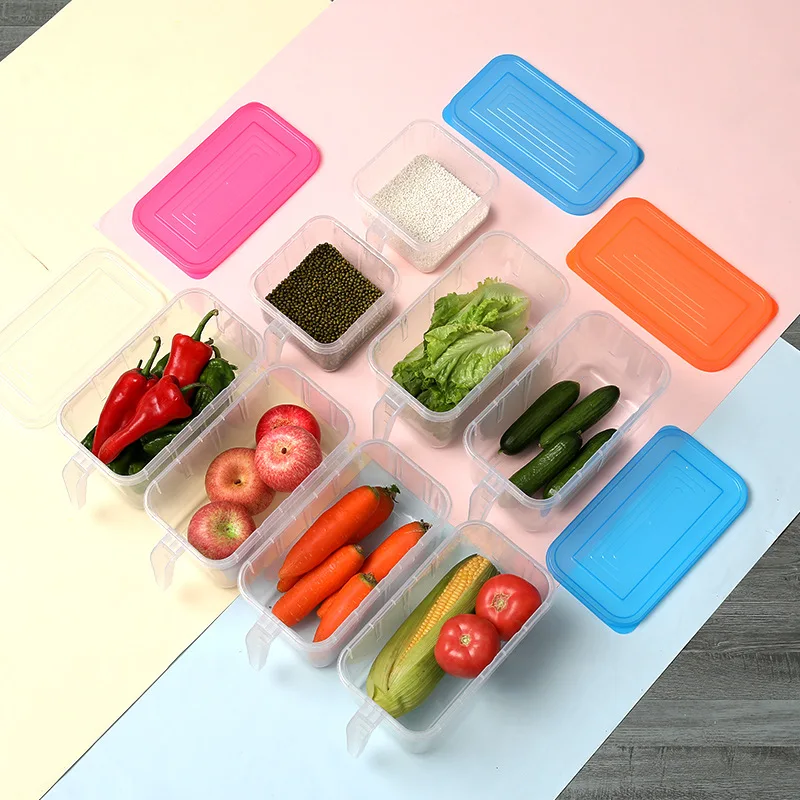 Refrigerator Storage Box Transparent Plastic Large Capacity Fruit and Vegetable Meat Preservation Storage Box Kitchen Food Box
Refrigerator Storage Box Transparent Plastic Large Capacity Fruit and Vegetable Meat Preservation Storage Box Kitchen Food Box