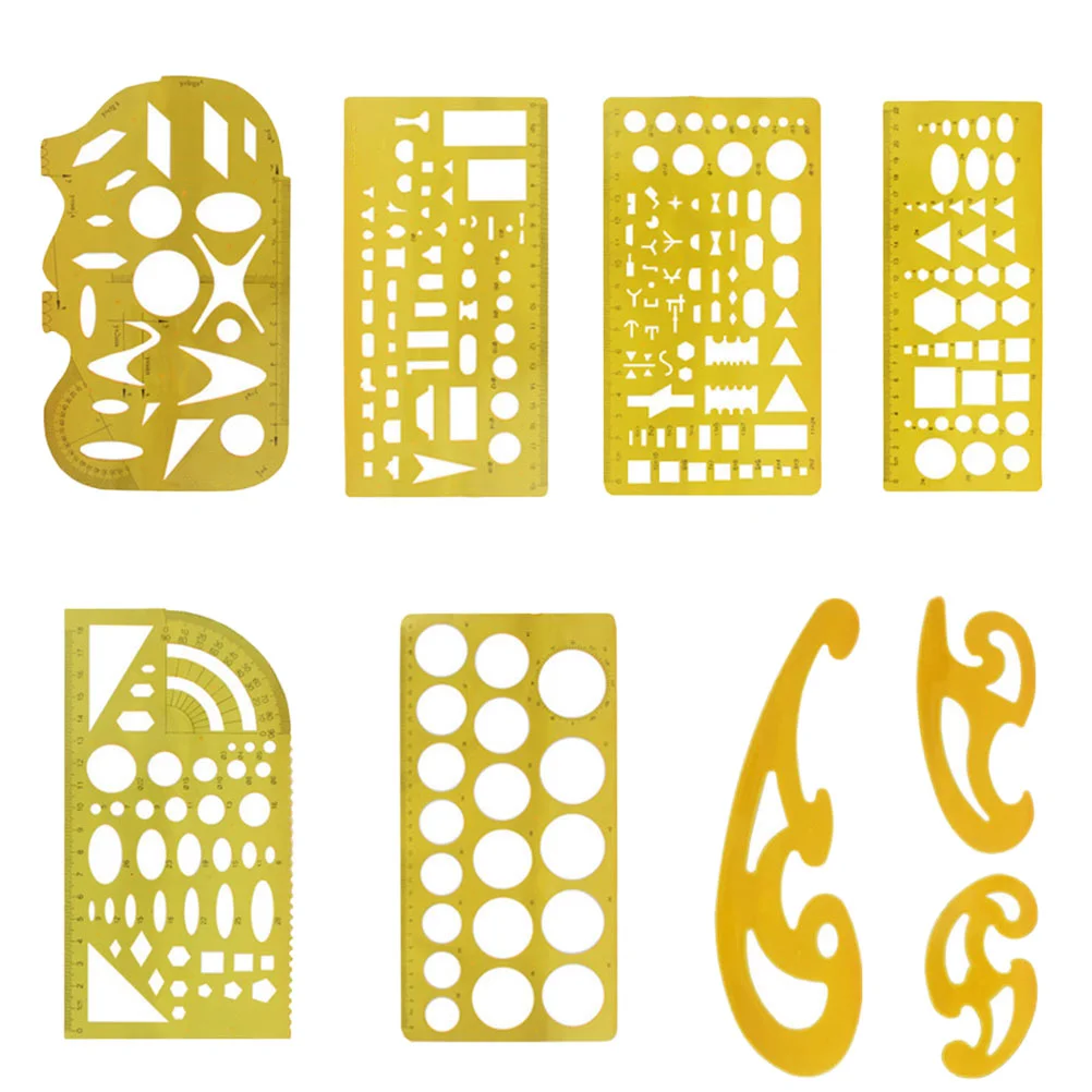 1 Set Drawing Templates Portable Durable Delicate Architecture Drawing Rulers Kit for Office
1 Set Drawing Templates Portable Durable Delicate Architecture Drawing Rulers Kit for Office