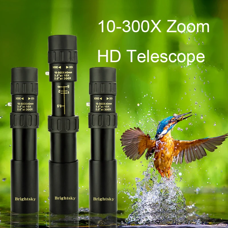 Монокулярный телескоп Hd 10-300X с увеличением, портативный бинокль ночного видения дальнего действия, профессиональный для охоты, туризма, пут...
Монокулярный телескоп Hd 10-300X с увеличением, портативный бинокль ночного видения дальнего действия, профессиональный для охоты, туризма, пут...