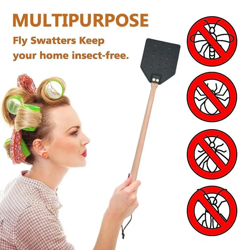 Manual Fly Swatter Sturdy Heavy Duty Leather Fly Swatters Indoor/Outdoor Wooden Handle Indoor Outdoor Rustic Swatter
Manual Fly Swatter Sturdy Heavy Duty Leather Fly Swatters Indoor/Outdoor Wooden Handle Indoor Outdoor Rustic Swatter