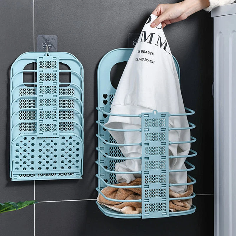 Hot Wall Mounted Foldable Laundry Basket Breathable Dirty Clothes Storage Basket Wall Hanging Bathroom Clothes Laundry Organizer 
Hot Wall Mounted Foldable Laundry Basket Breathable Dirty Clothes Storage Basket Wall Hanging Bathroom Clothes Laundry Organizer
