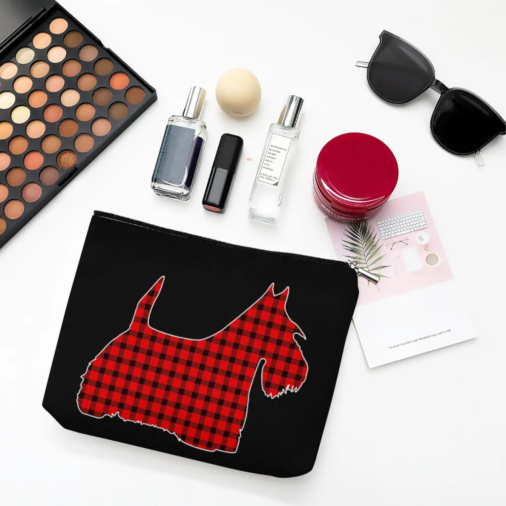 Scottish Terrier Linen Women Cosmetic Bag Cute Dog Makeup Pouch Lady Tote Purse Travel Organizer Case
Scottish Terrier Linen Women Cosmetic Bag Cute Dog Makeup Pouch Lady Tote Purse Travel Organizer Case