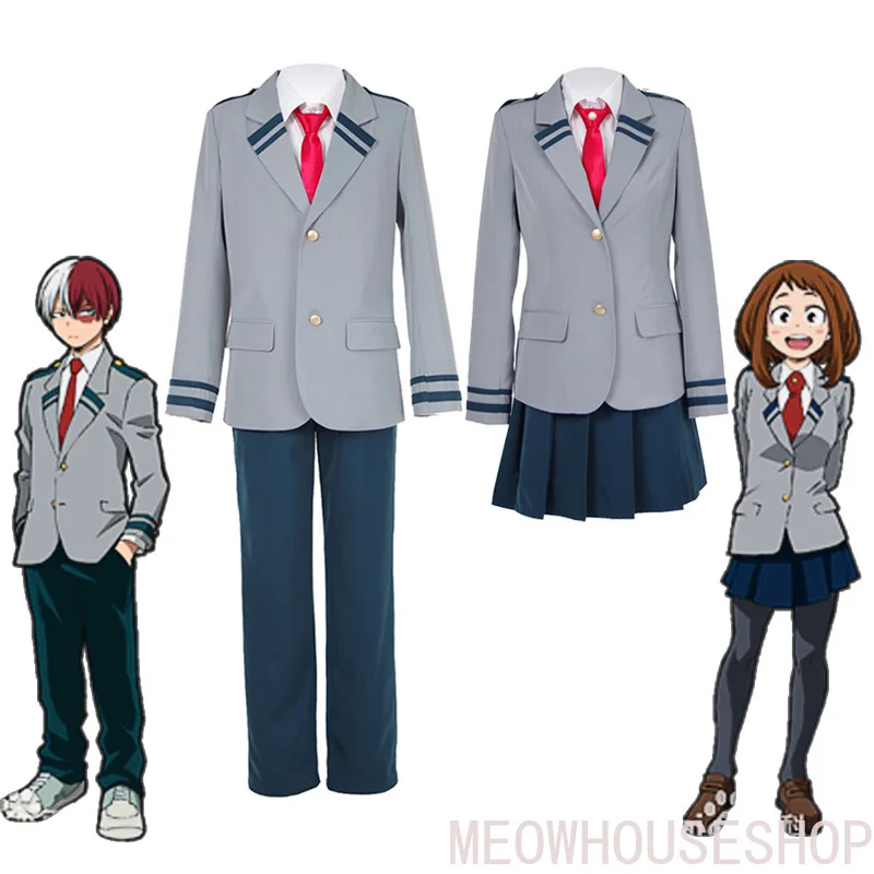 My Hero Academia Cosplay Costume Uniform Midoriya Izuku Bakugou Katsuki Ochaco Uraraka School Uniform Set Anime Costume
My Hero Academia Cosplay Costume Uniform Midoriya Izuku Bakugou Katsuki Ochaco Uraraka School Uniform Set Anime Costume