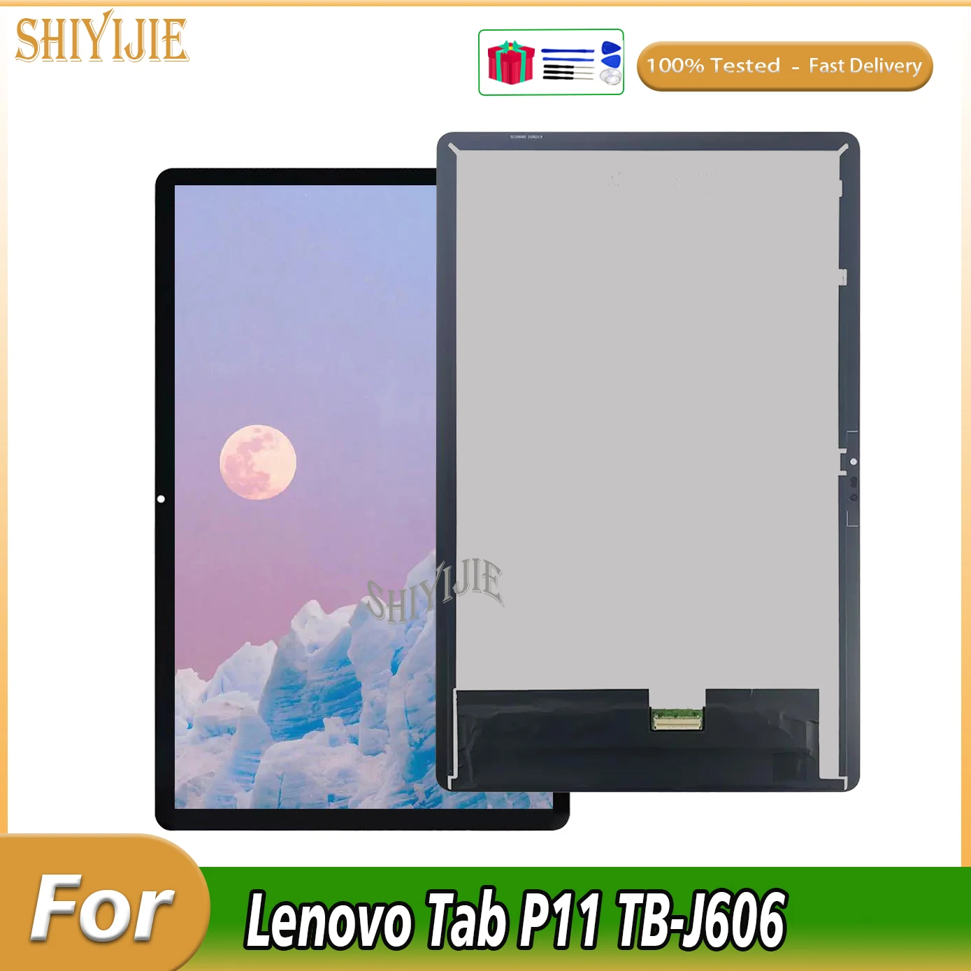 

11" Original LCD For Lenovo Tab P11 / P11 Plus TB-J606 TB-J606F TB-J606L/N J607 J616 LCD Touch Display Screen Digitizer Assembly