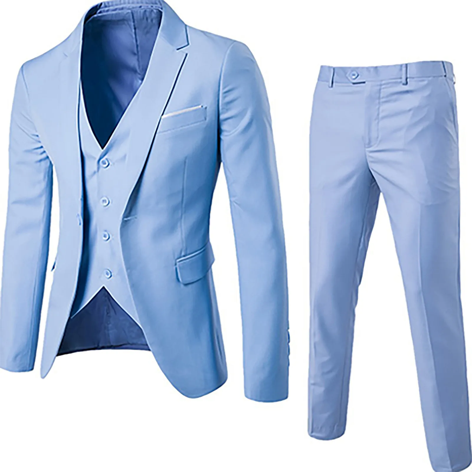 2023 Male Slim Formal 3pcs Suits Men Wedding Prom Suit Tuxedo Fit Men Business Work Wear Suits Wonderful Groom Jacket+pants+vest
2023 Male Slim Formal 3pcs Suits Men Wedding Prom Suit Tuxedo Fit Men Business Work Wear Suits Wonderful Groom Jacket+pants+vest
