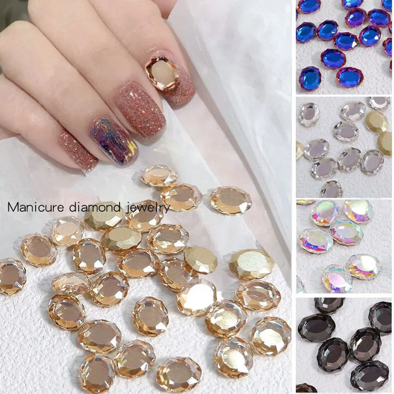 20PCS Oval 3D Trendy Fingernail Glass Nail Art Rhinestone Stone Glitter Manicure Diamond Press On Tips Jewelry Accessories 6*8mm
20PCS Oval 3D Trendy Fingernail Glass Nail Art Rhinestone Stone Glitter Manicure Diamond Press On Tips Jewelry Accessories 6*8mm