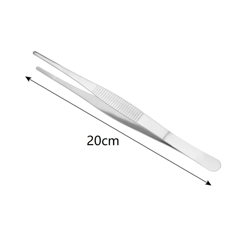 12-20cm Toothed Tweezers Barbecue Stainless Steel Long Food Tongs Straight Home Medical Tweezers Garden Kitchen BBQ Tools
12-20cm Toothed Tweezers Barbecue Stainless Steel Long Food Tongs Straight Home Medical Tweezers Garden Kitchen BBQ Tools