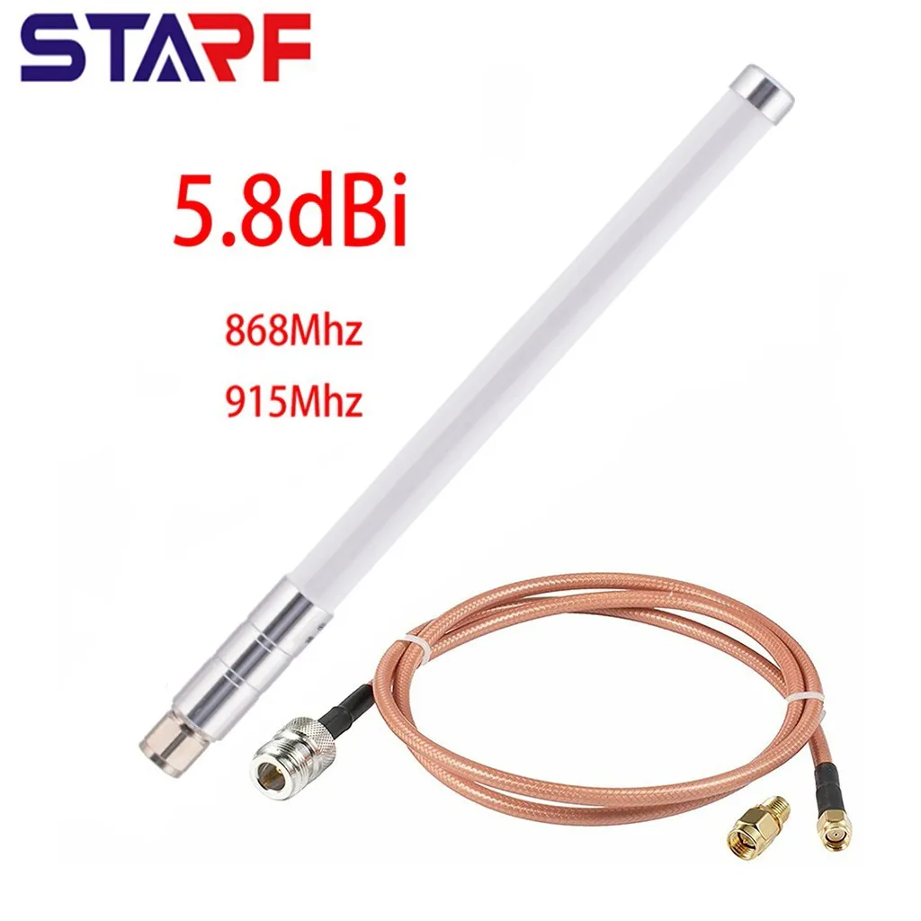 STARF 860-930MHZ LoRa Antenna 5.8 DBi Helium Hotspot HNT Miners Antenna Fiberglass Aerial Kit With RG142 Cable
STARF 860-930MHZ LoRa Antenna 5.8 DBi Helium Hotspot HNT Miners Antenna Fiberglass Aerial Kit With RG142 Cable