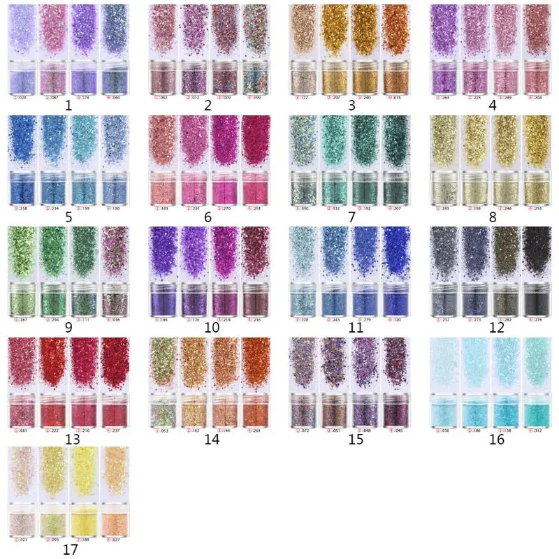 4 Bottles Shinning Filling Flash Glitter Powder UV Epoxy Resin Pigment Dust Manicure DIY Fingers Beauty Nail Art Sequins
4 Bottles Shinning Filling Flash Glitter Powder UV Epoxy Resin Pigment Dust Manicure DIY Fingers Beauty Nail Art Sequins